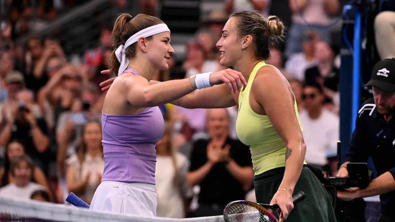 Aryna Sabalenka reaches Brisbane International final